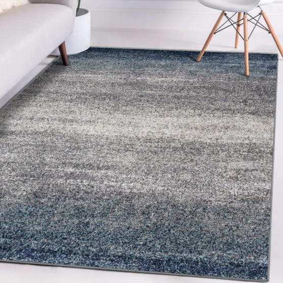 Lagos Collection 7929 Blue 4x5 Modern Area Rug