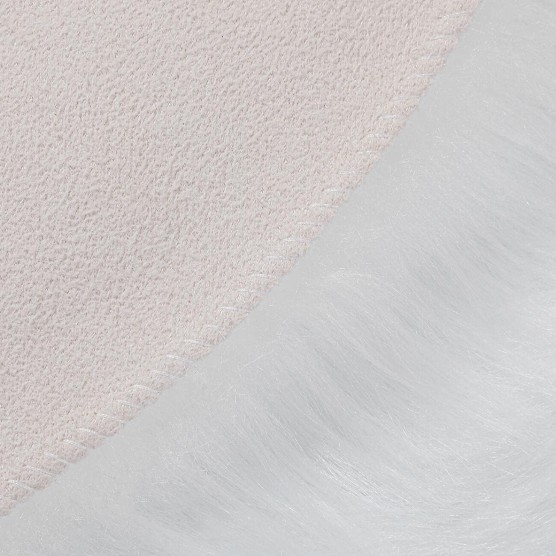 Super Soft Fluffy Faux Fur Sheepskin Rugs Bedroom Floor Sofa Living Room Runner High-Density Cushion Plush Carpet Sofa Cover Bedside Rugs (2x6 ft Sheepskin, White)