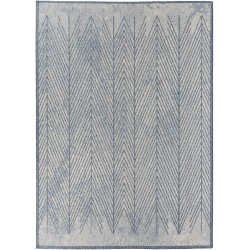 Blue 8x10 Geometric Area Rug