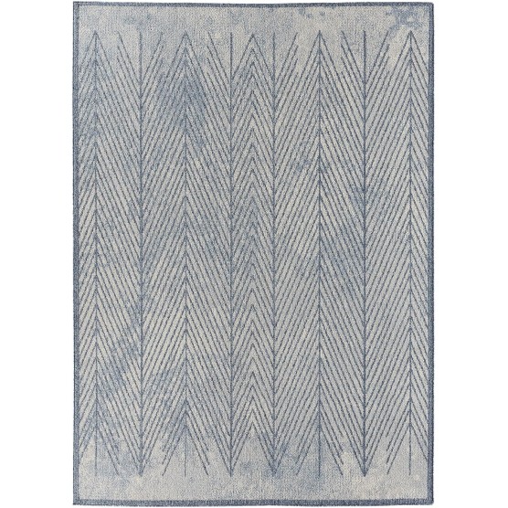 Blue 8x10 Geometric Area Rug