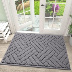 Door Mat Indoor Doormat, Entryway Rug Door Mats Non-Slip Rubber Backing, Low-Profile Entrance Rugs