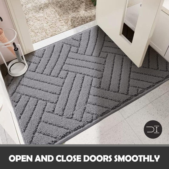 Door Mat Indoor Doormat, Entryway Rug Door Mats Non-Slip Rubber Backing, Low-Profile Entrance Rugs